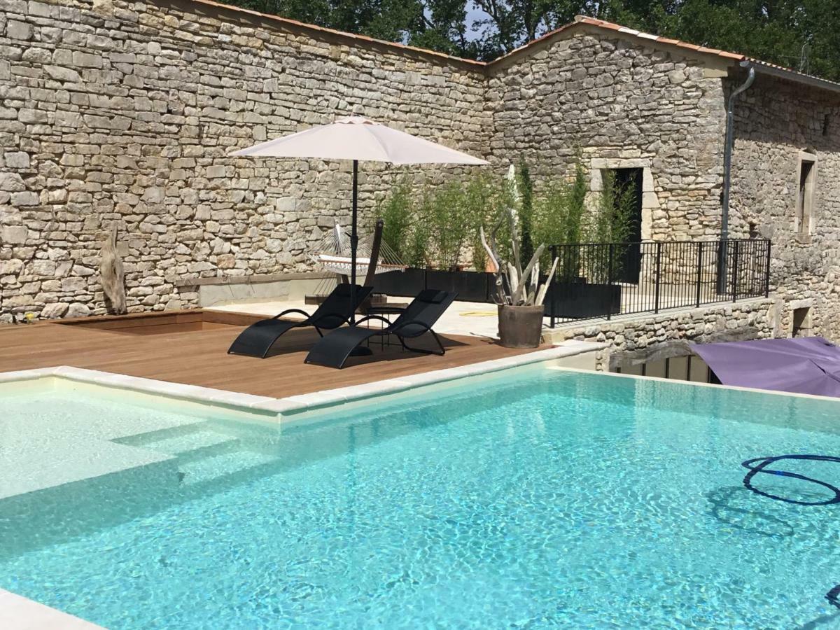 Le Mas Des Auges Barjac (Gard) Exterior foto